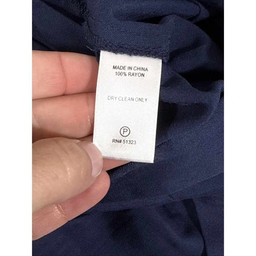 New 1.‎ State Pants Womens Size Extra Small Navy Blue Straight Leg